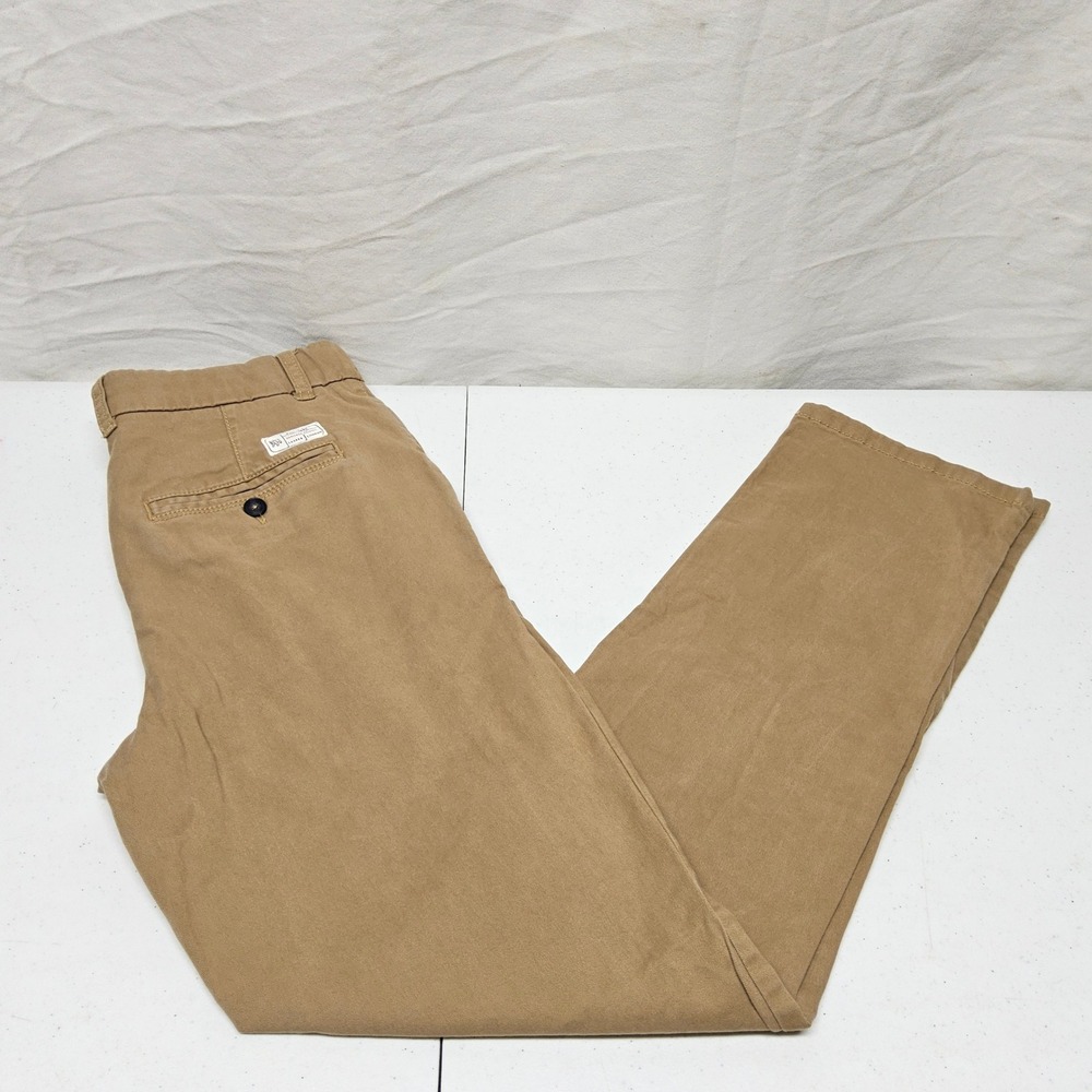 Jasper Conran Chino Pants Boys Size 14 Tan Khaki Adjustable Waist Stretch BQ3591